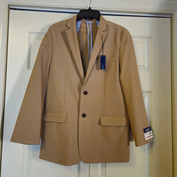 Izod Tan Boys Blazer Size 20 - Picture 1 of 5